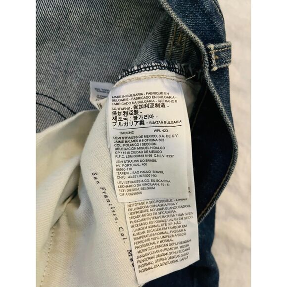 Levi's Made and Crafted Japanese Selvedge Jeans - 701 Straight Leg - W32 L30 - Picture 10 of 12